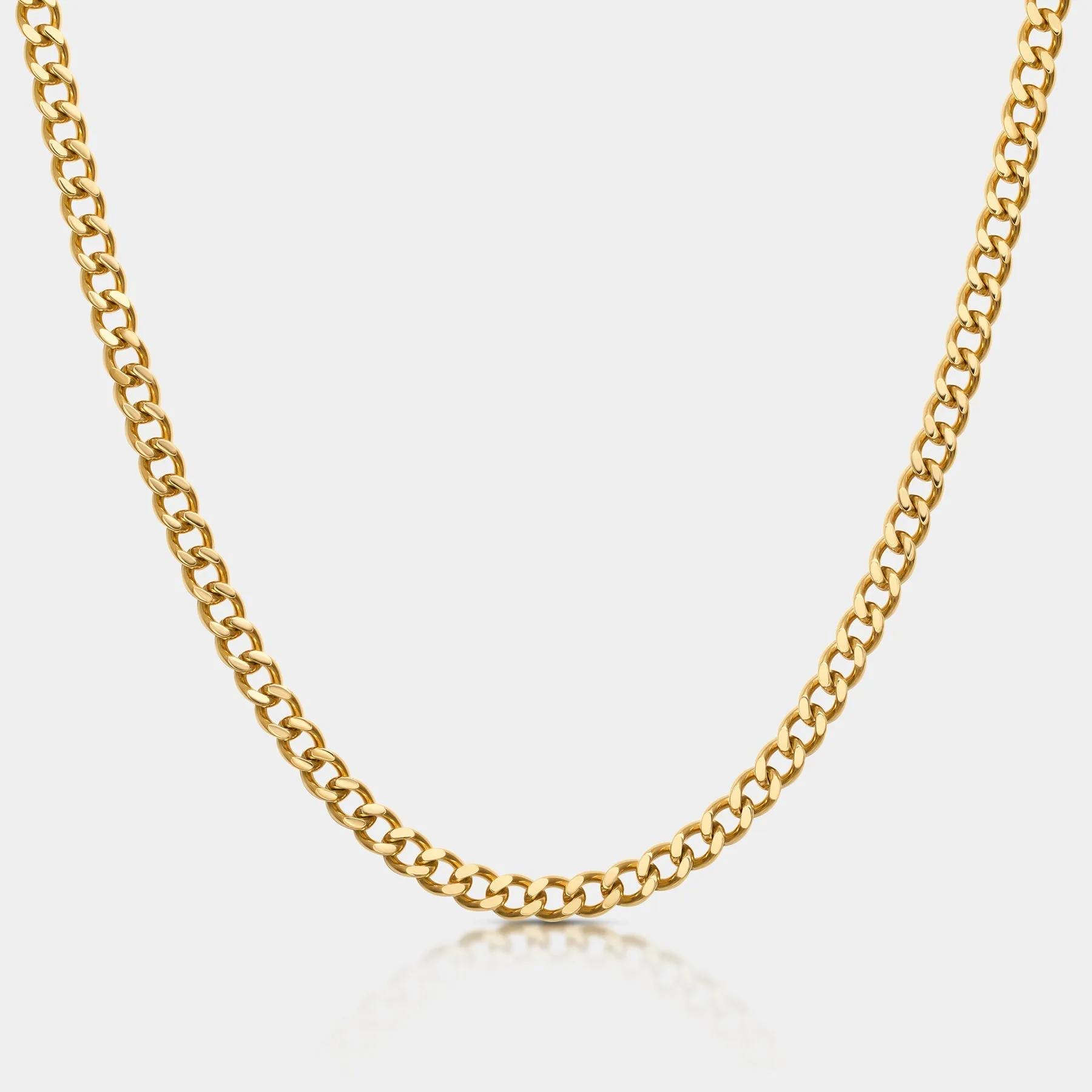 Cuban Chain Necklace Gold (6mm)