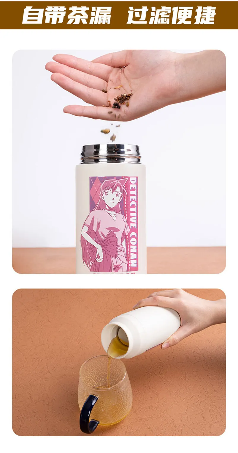 Detective Conan - Haibara Ai & Mori Ran M26 Black Iron Submarine Vacuum Cup Moeyu