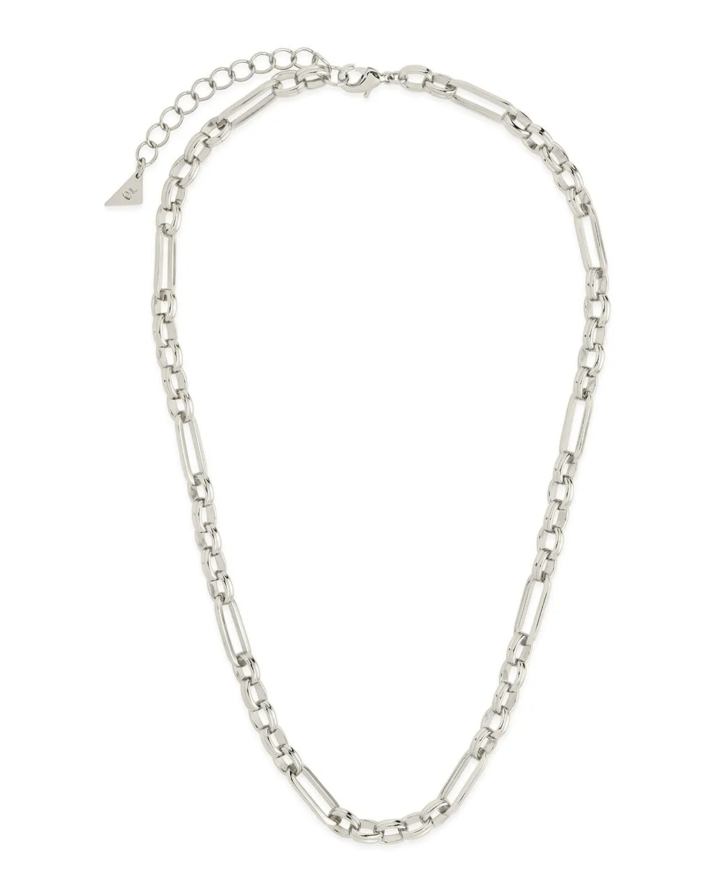 Double Link Oval Chain Necklace