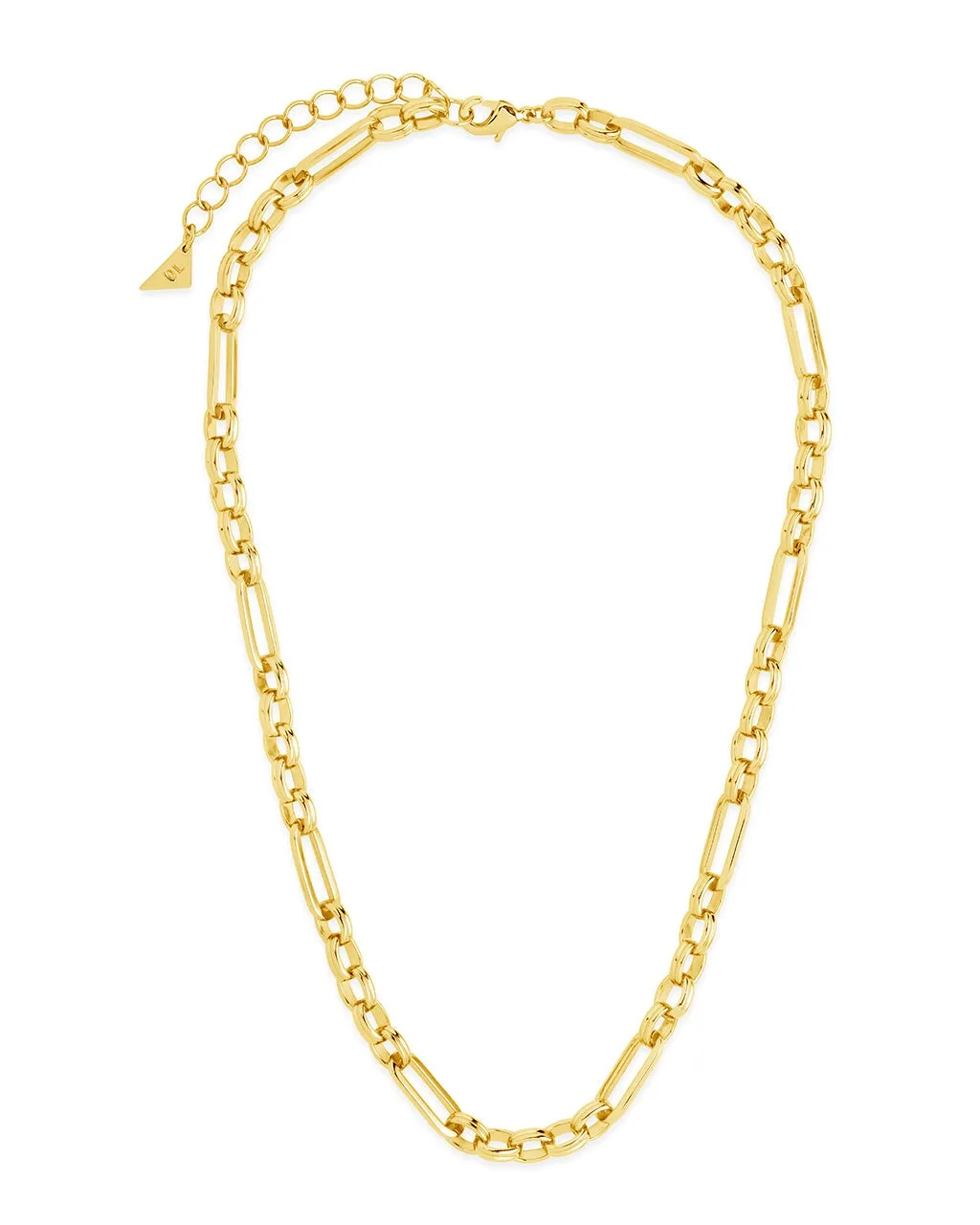 Double Link Oval Chain Necklace