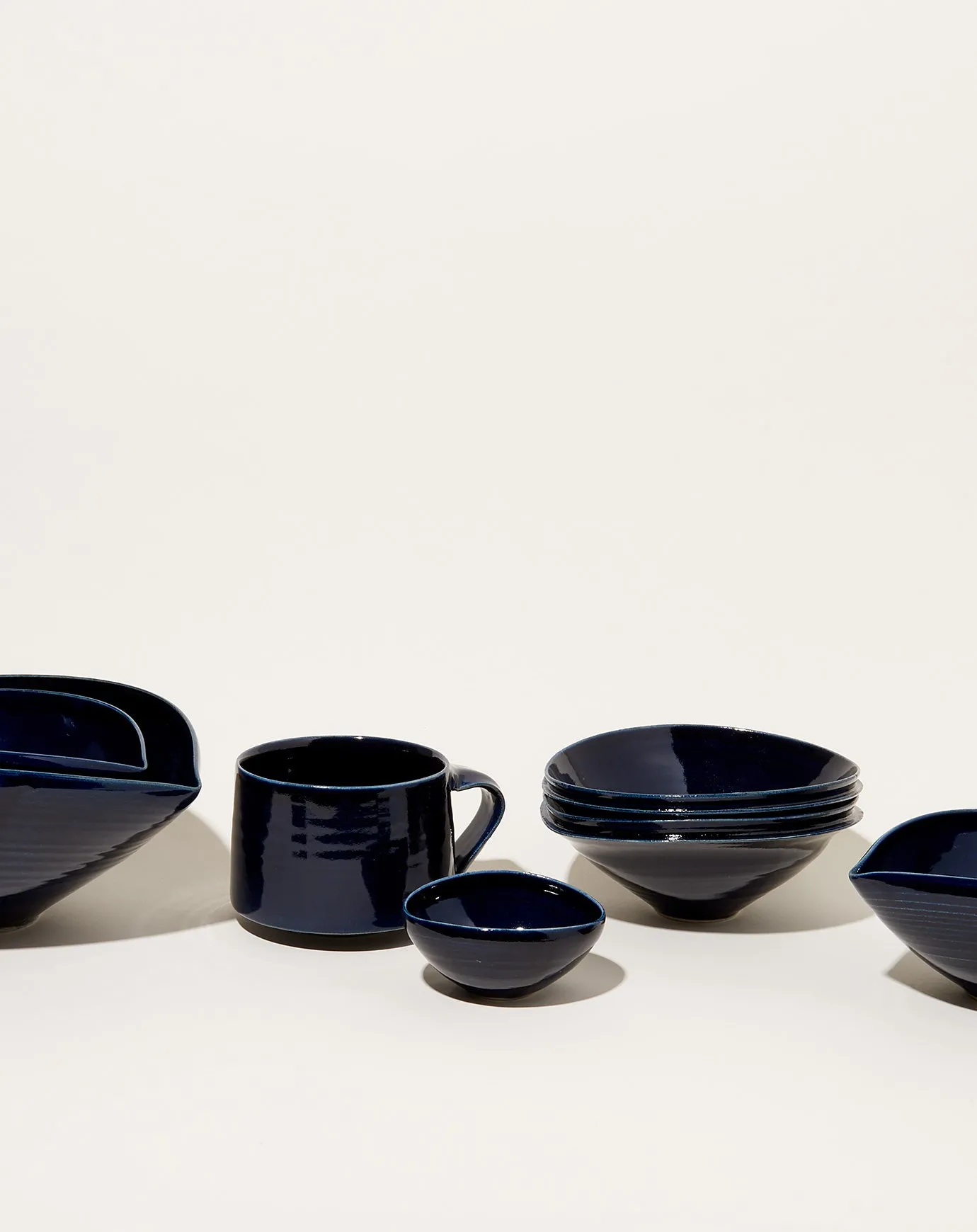 Egg Bowl in Dark Blue