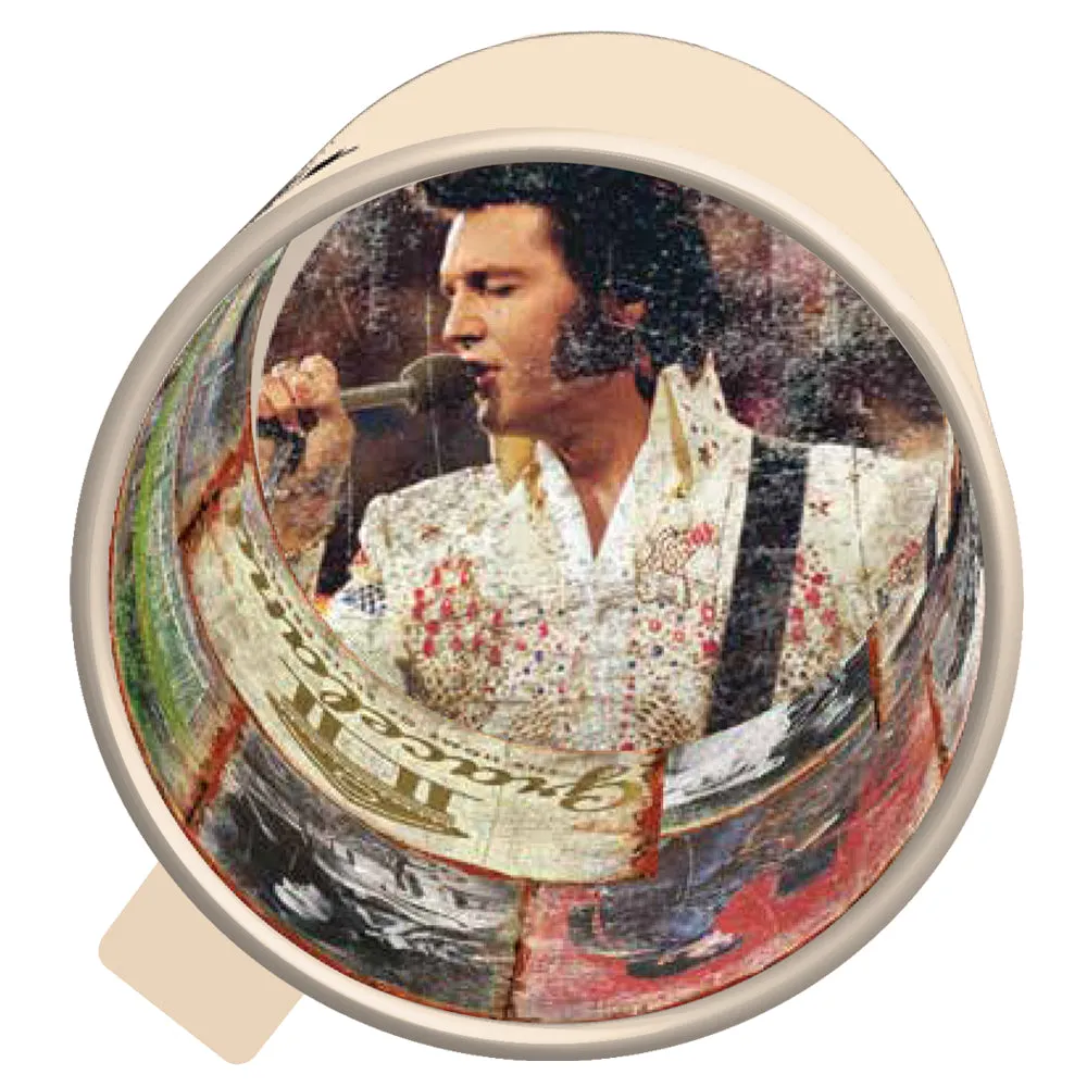 Elvis Presley TCB Rustic Coffee Mug