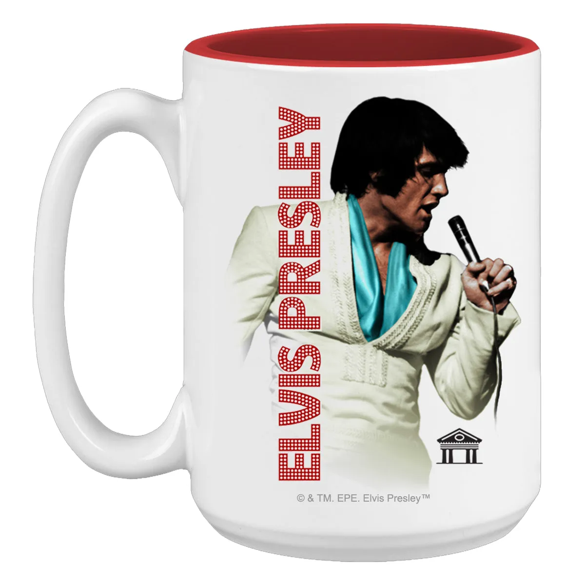 Elvis Presley White Suit Coffee Mug