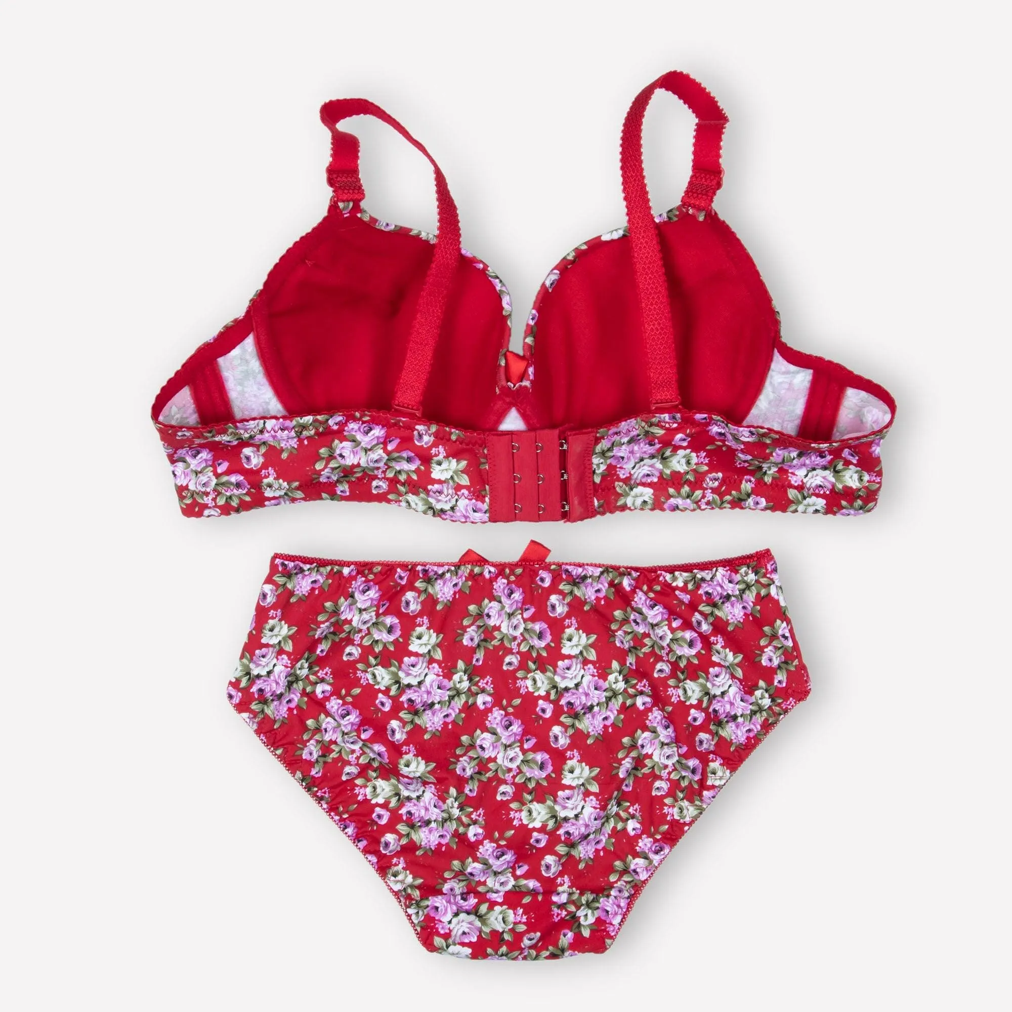 Espicopink | Red Floral Padded Set