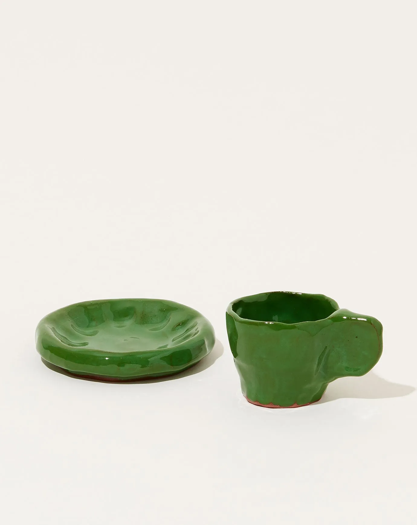 Espresso Set in Froggy Green