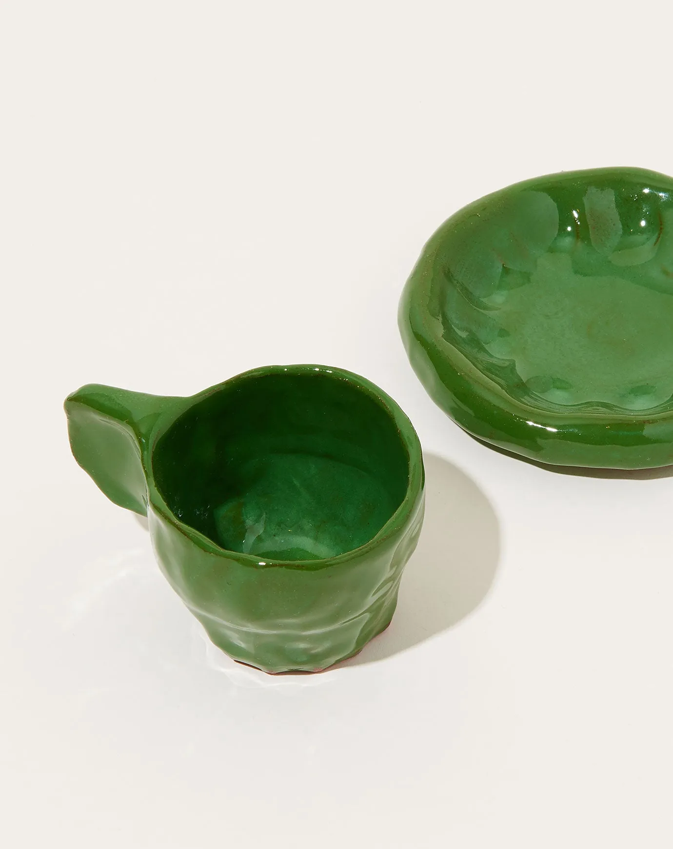 Espresso Set in Froggy Green