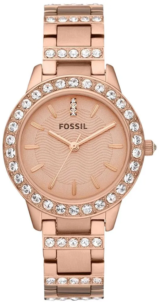 Fossil Jesse Rose-Tone Stainless Steel Watch ES3020