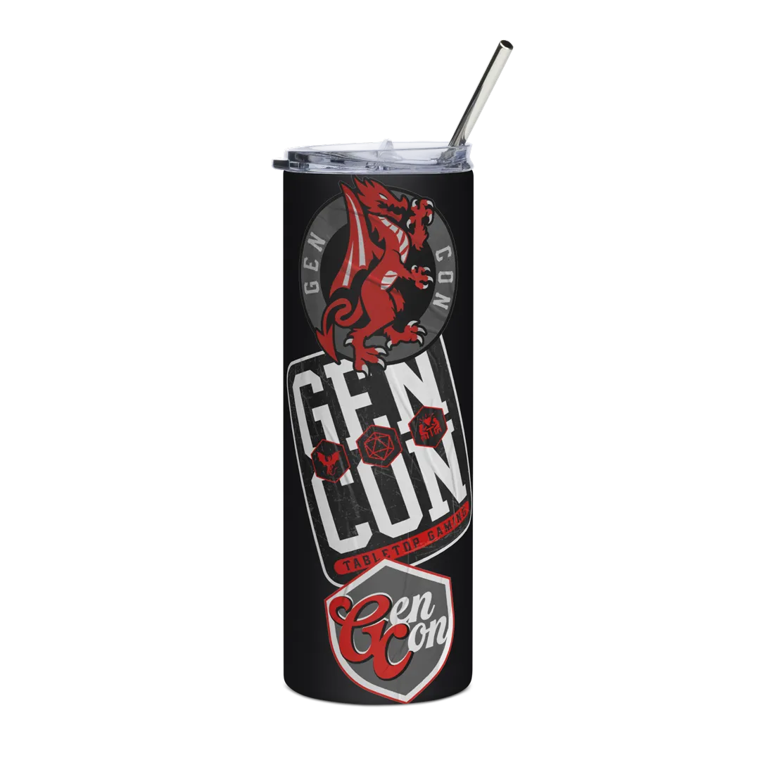 Gen Con Sticker Stainless Steel Tumbler