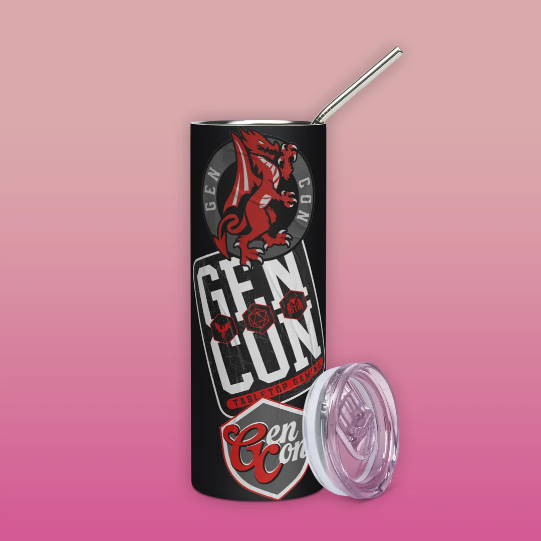 Gen Con Sticker Stainless Steel Tumbler