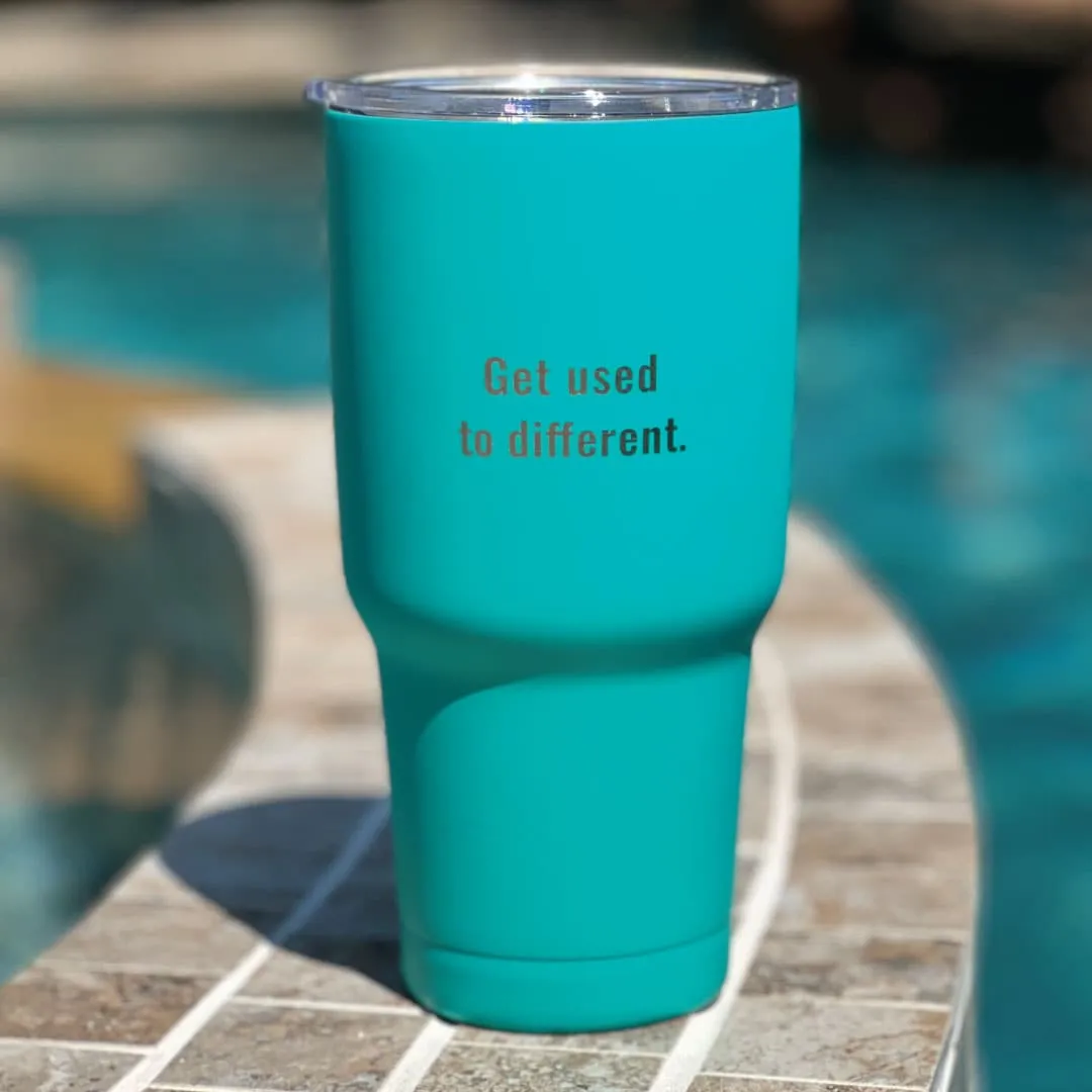 Get Used to Different Stainless Steel Teal 16 oz. Mug