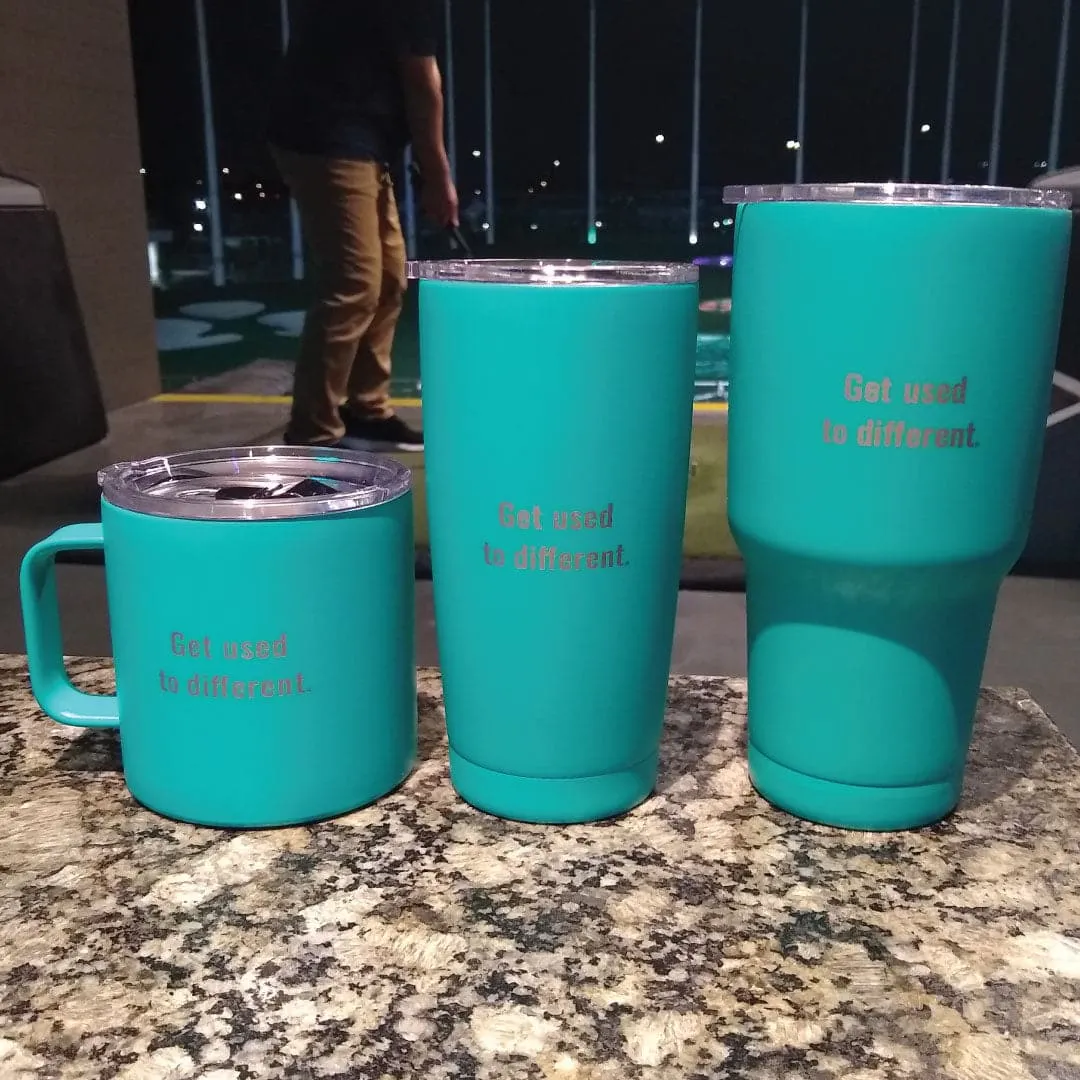 Get Used to Different Stainless Steel Teal 16 oz. Mug