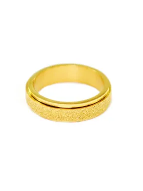 Gold Glitter Spinner Band