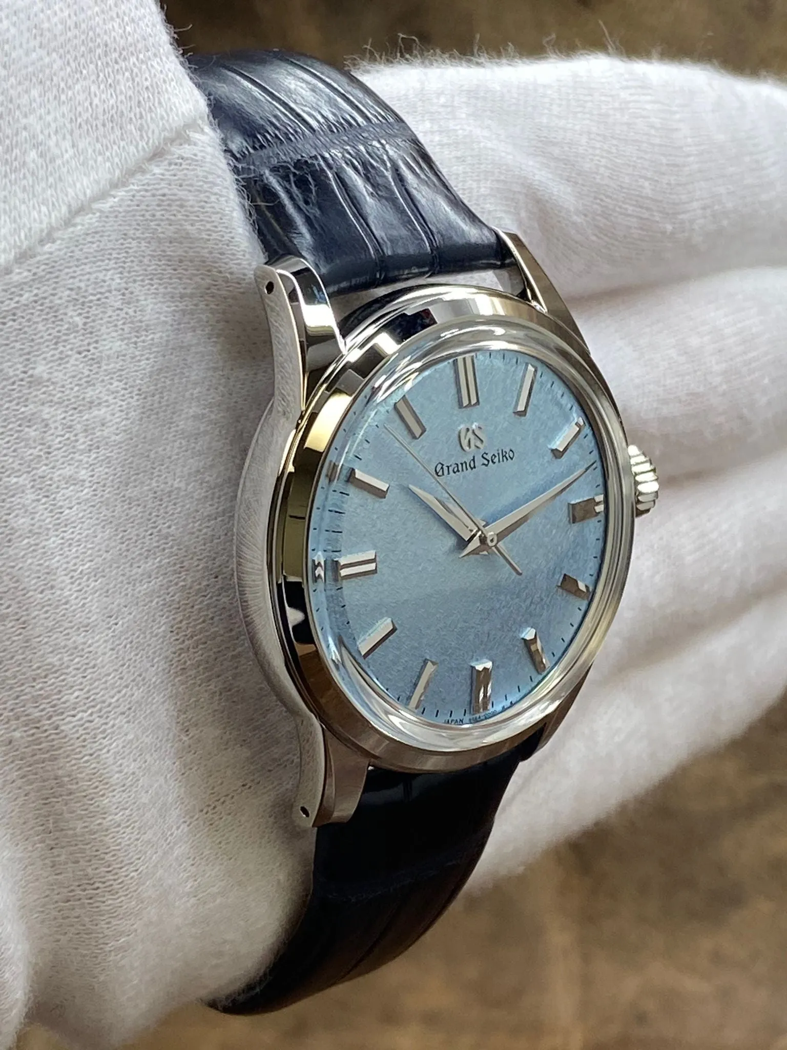 Grand Seiko Elegance Collection Kishun SBGW283G Blue Dial Manual winding Watch