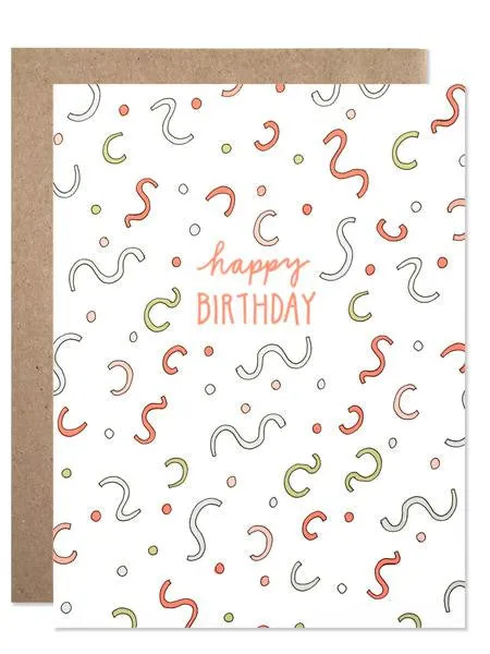 Hartland Brooklyn Card - Happy Birthday Confetti Explosion