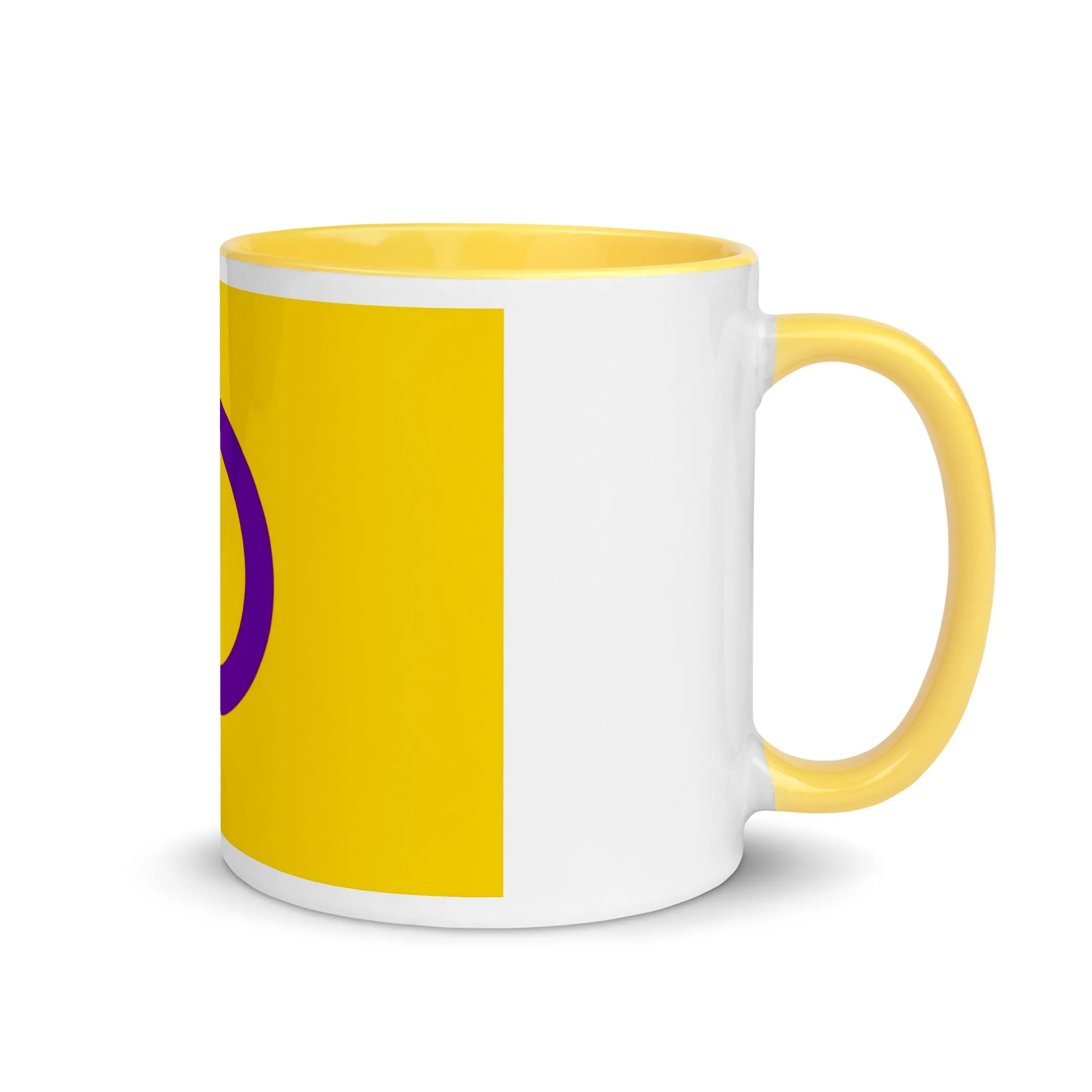 Intersex Flag Mug with Colour Inside