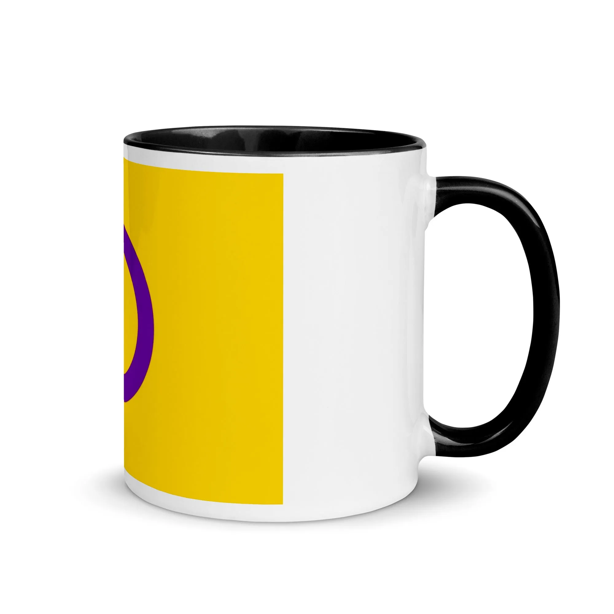 Intersex Flag Mug with Colour Inside