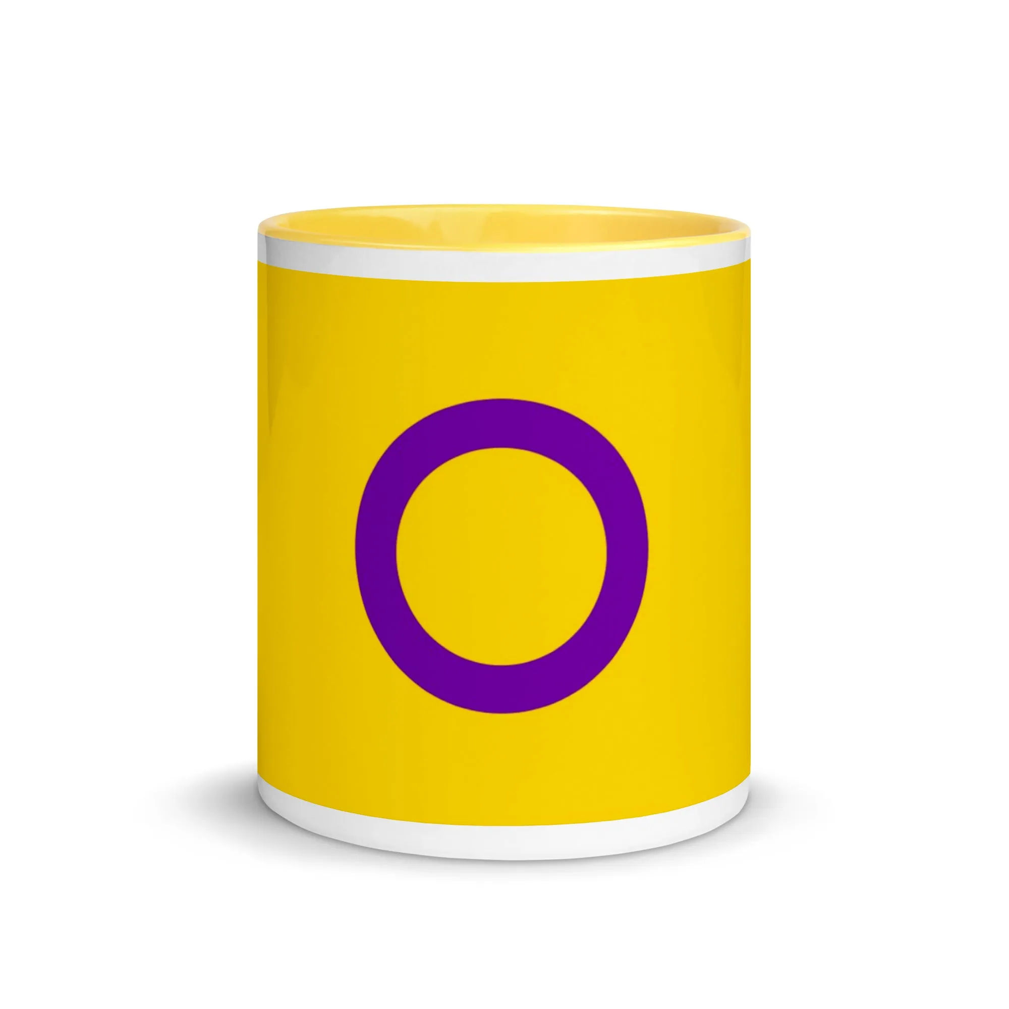 Intersex Flag Mug with Colour Inside