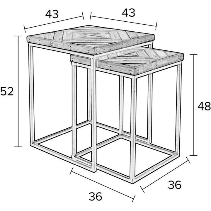 Joy Side Tables Set of 2