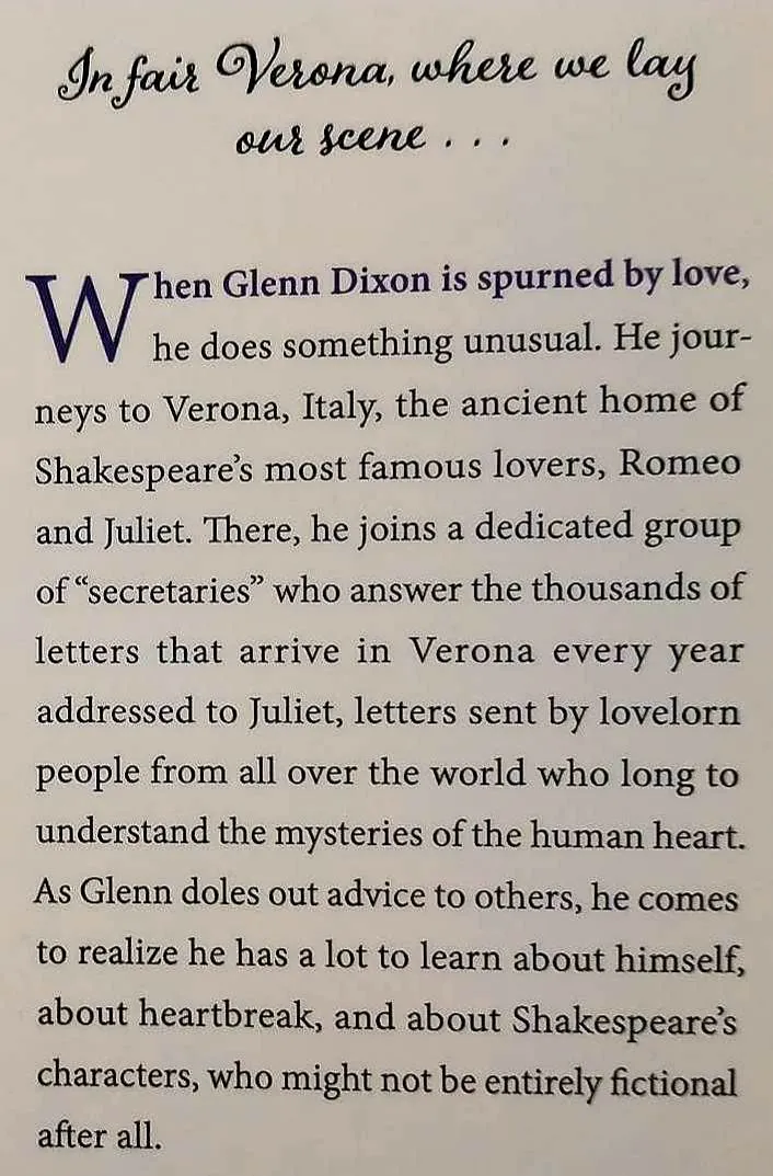 JULIET'S ANSWER - Glenn Dixon