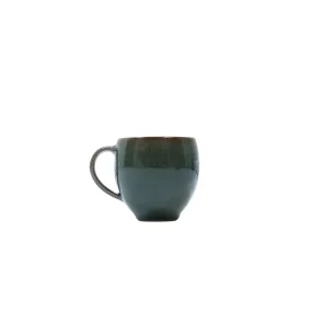 Keramische Werkstatt Margaretenhöhe Hand Thrown Stoneware Coffee Cup in Green