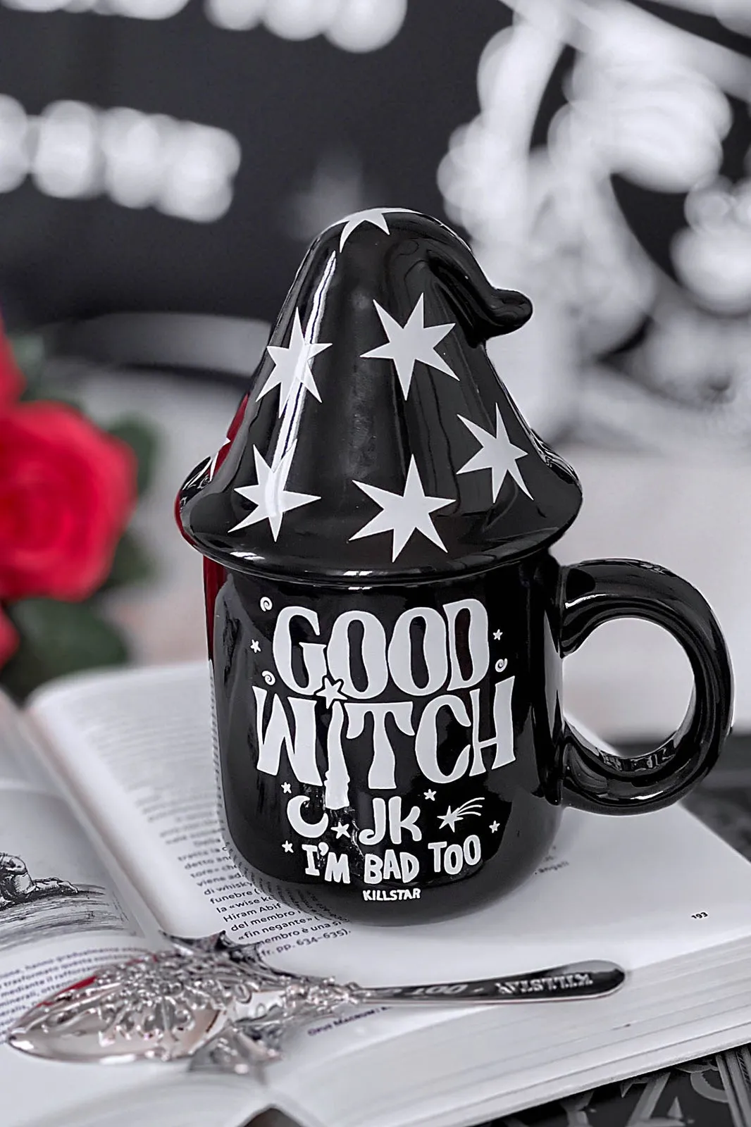 Killstar Good Witch Mug with Lid