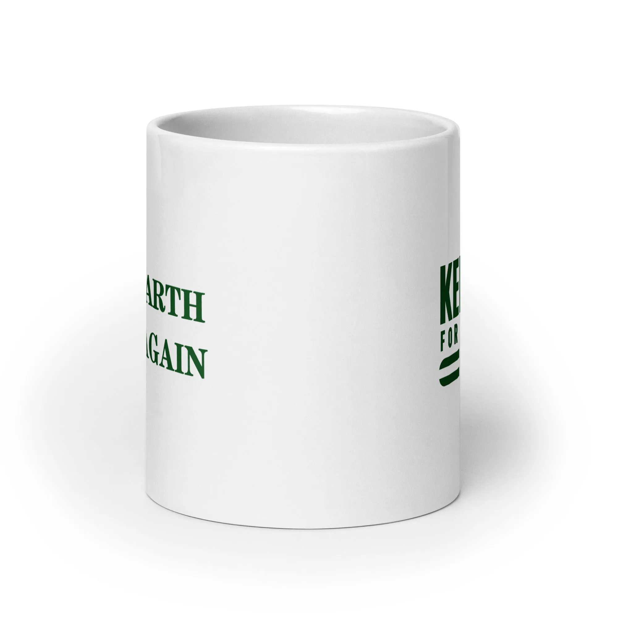 Make Earth Great Again White Glossy Mug