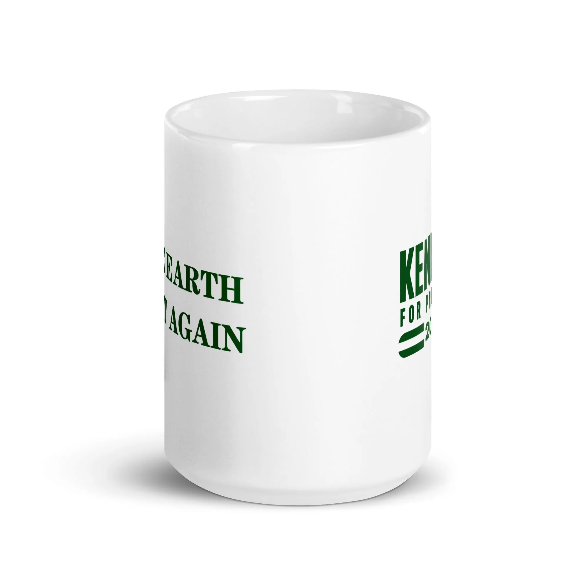 Make Earth Great Again White Glossy Mug