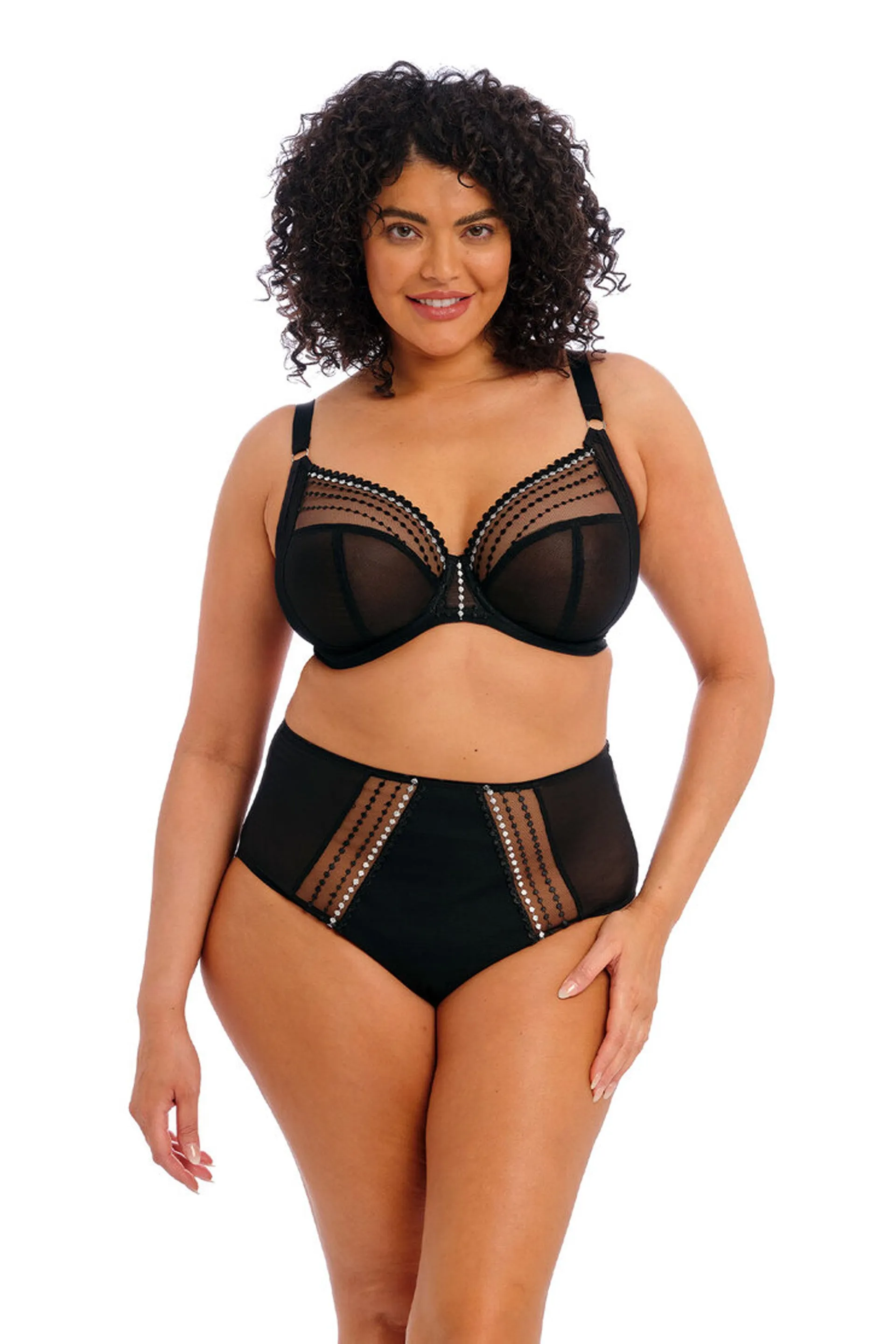 Matilda Plunge Bra Black