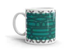 mug : MODERNE / teal green