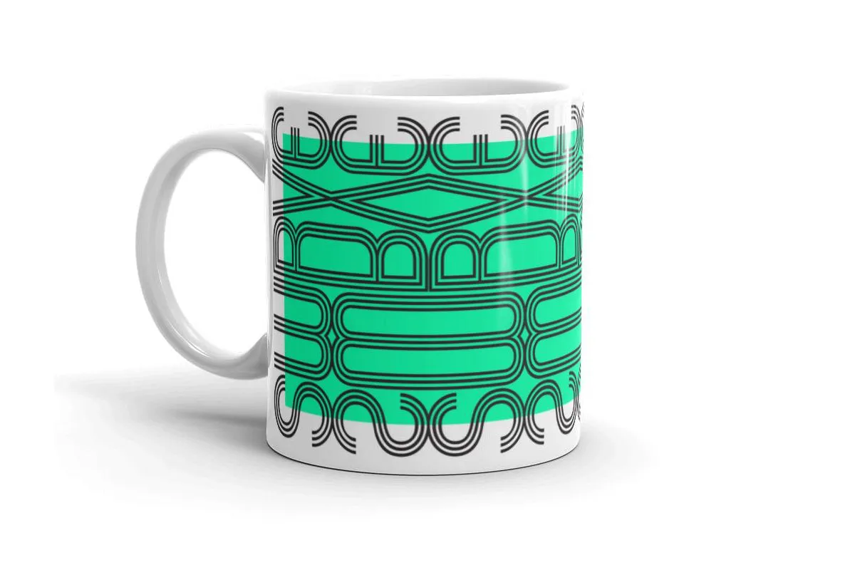 mug : MODERNE / turquoise