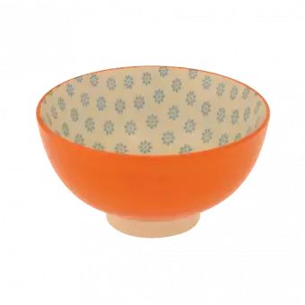 Orange Flamenco Bowl By Rex London