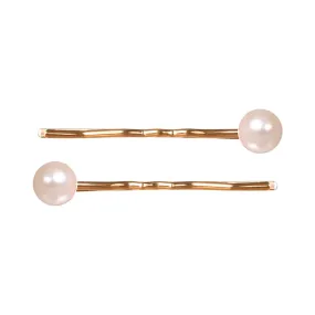 Paris Mode - Gold Pearl Hair Slide Set