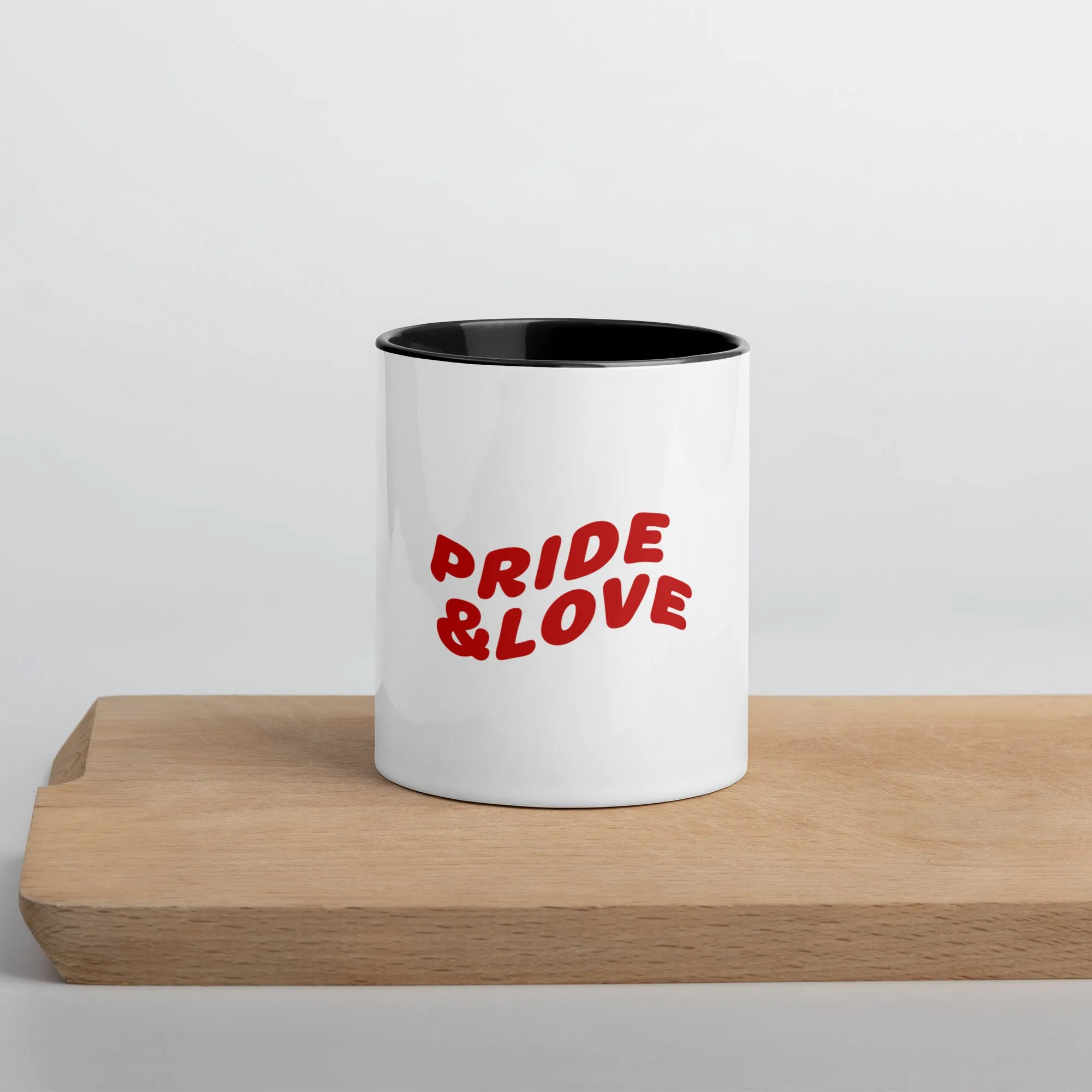 Pride and Love Mug with Color Inside