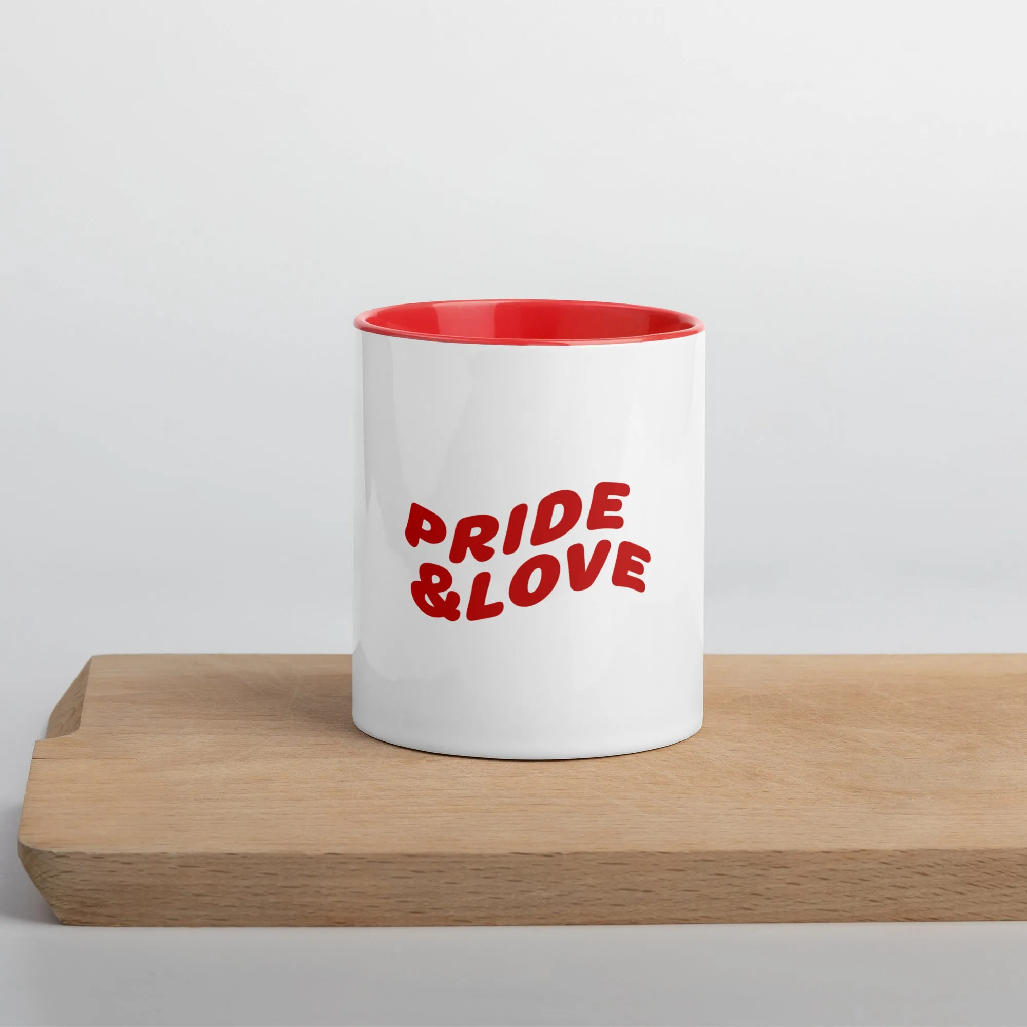 Pride and Love Mug with Color Inside