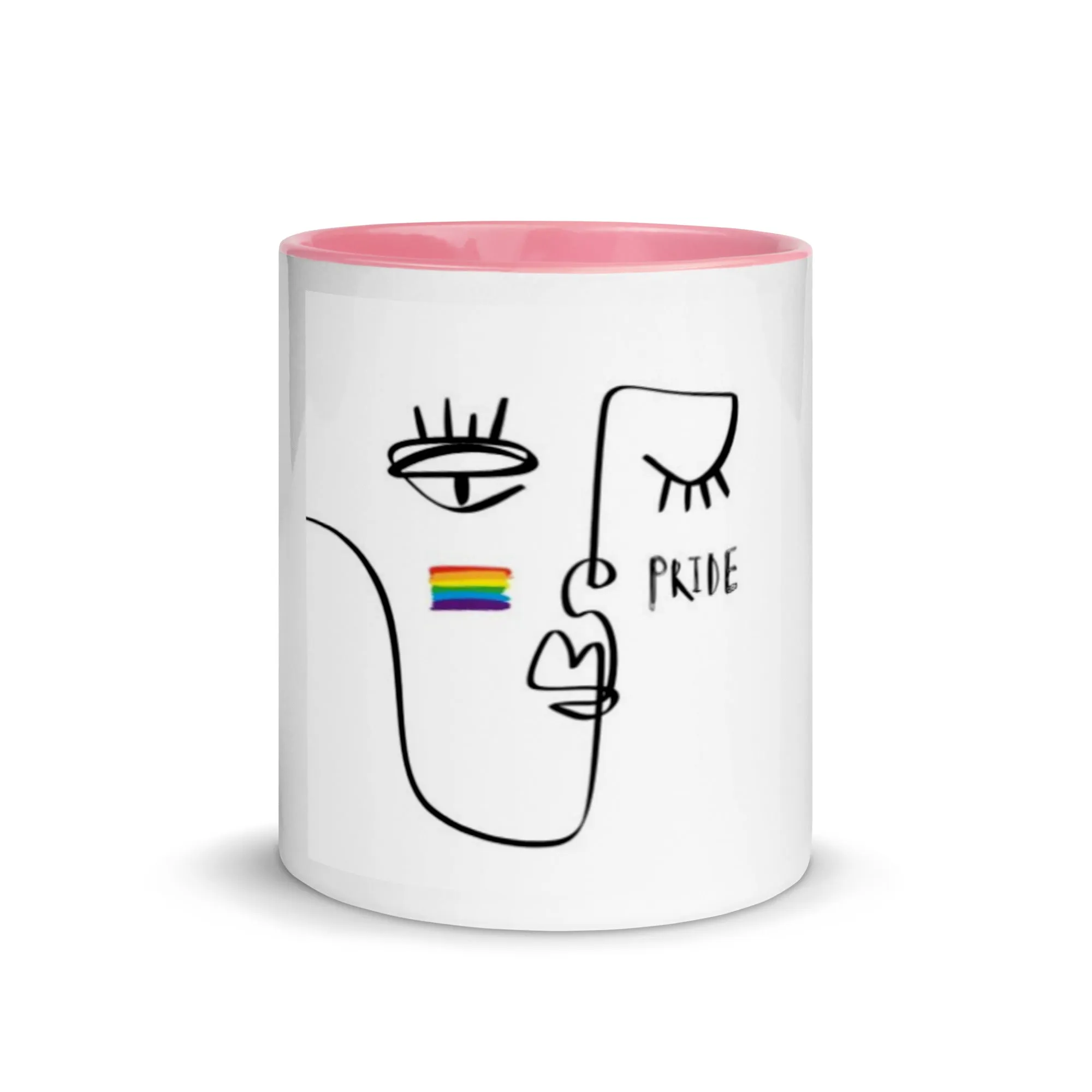 Pride Face Mug with Colour Inside