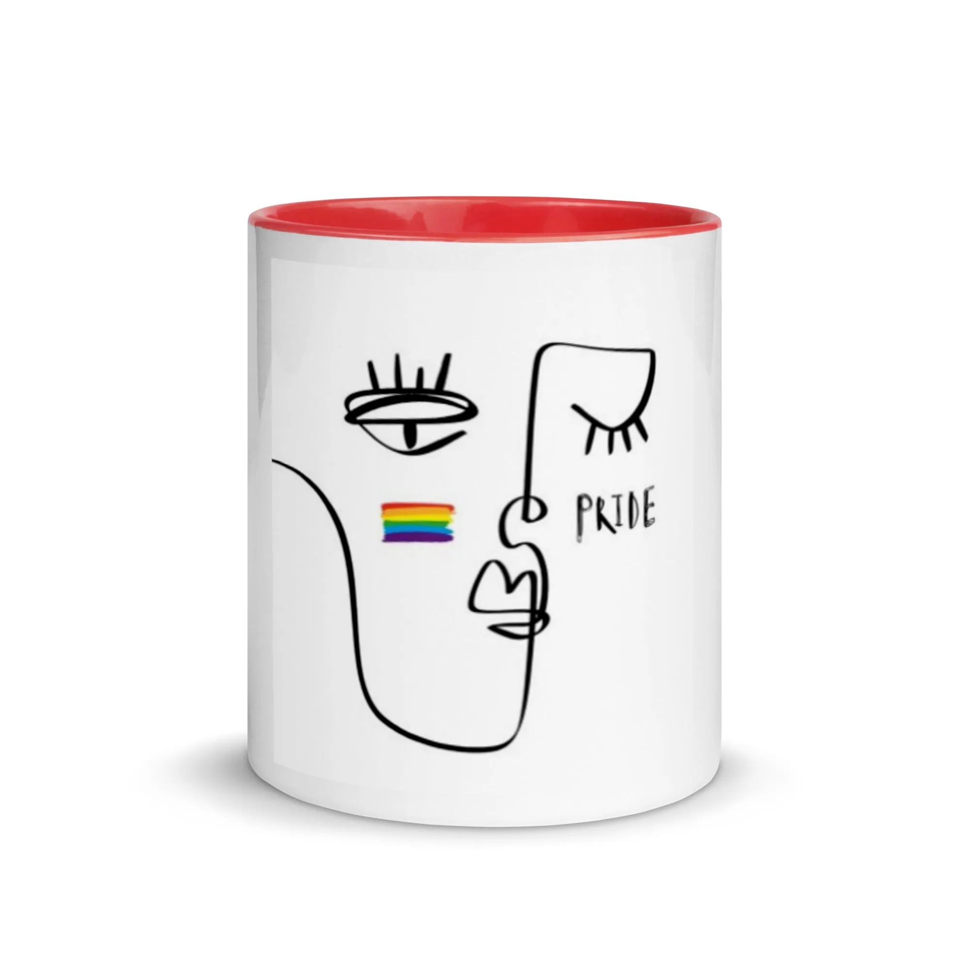 Pride Face Mug with Colour Inside