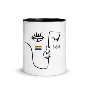 Pride Face Mug with Colour Inside