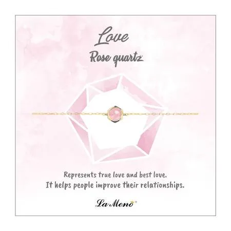 ROSE QUARTZ LOVE BRACELET