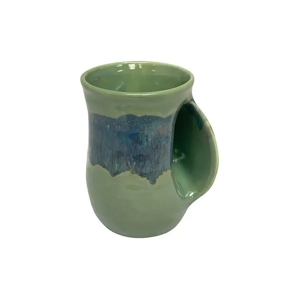 Tea/Coffee Handwarmer Ceramic Mug - Right Handed