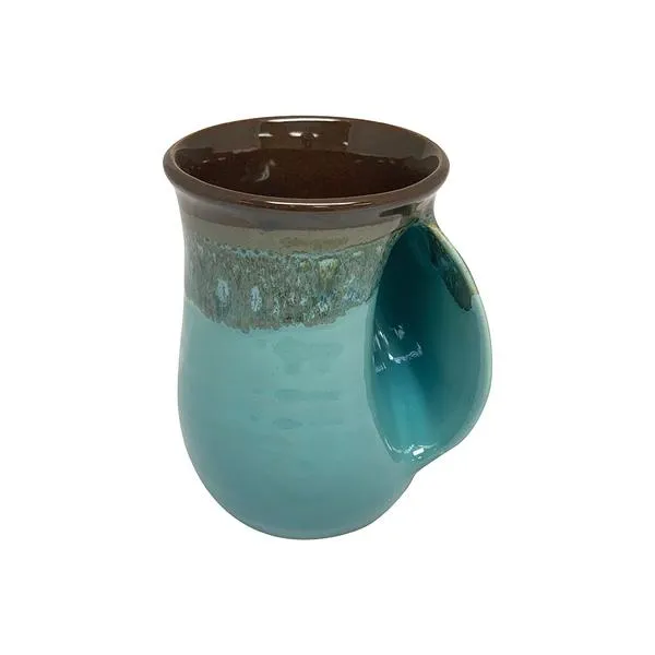 Tea/Coffee Handwarmer Ceramic Mug - Right Handed