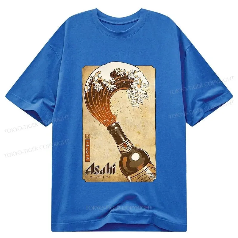 Tokyo-Tiger Asahi Logo Japanese Classic T-Shirt